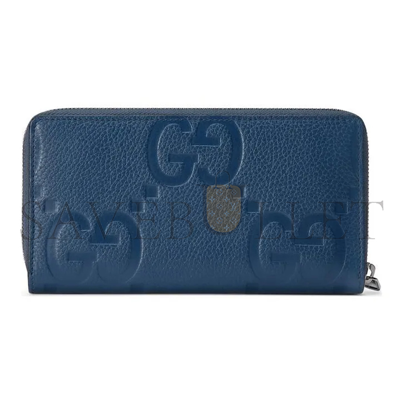 GUCCI JUMBO GG ZIP AROUND WALLET 739484 (19*10.5*2.5cm)